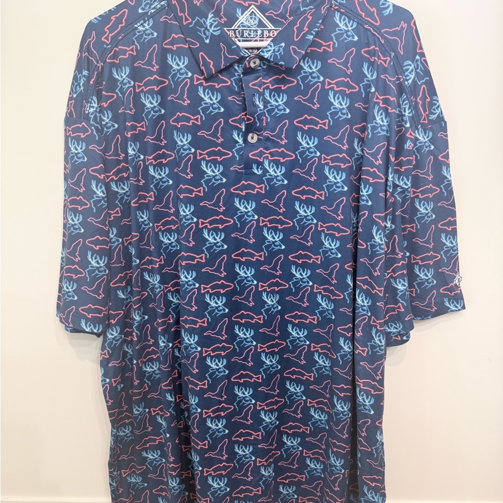 BURLEBO Men's Polo Shirt - Picture 2 of 2